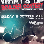 Boulder Contest te What's up op 11 oktober