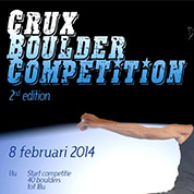 Tweede editie van Crux Boulder Competition op 8 februari