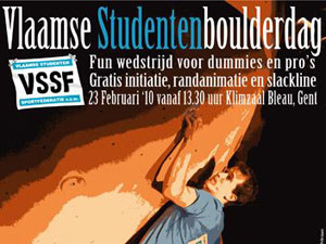 Vlaamse Studentenboulderdag op 23 februari in Bleau