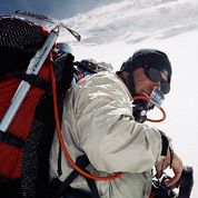 Wim Smets op de top van de Lhotse