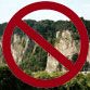 Rochers de Marche-les-dames verboden voor het klimmen